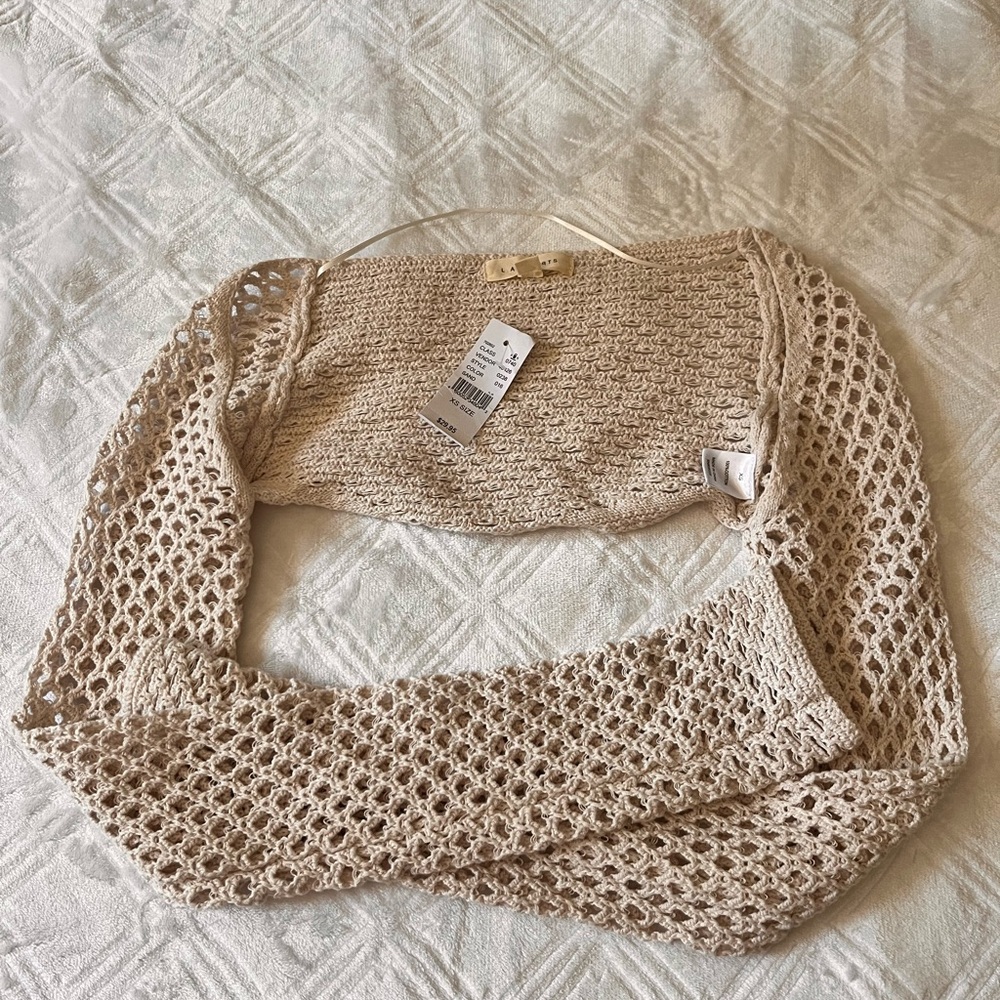 PacSun Beige Knit Shrug